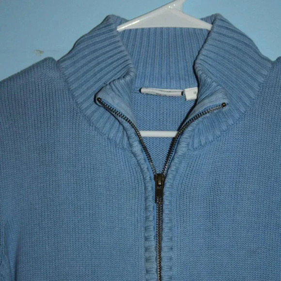 The Vermont Country Store Zip Up Medium Sweater with Pockets Modest - Picture 5 of 15